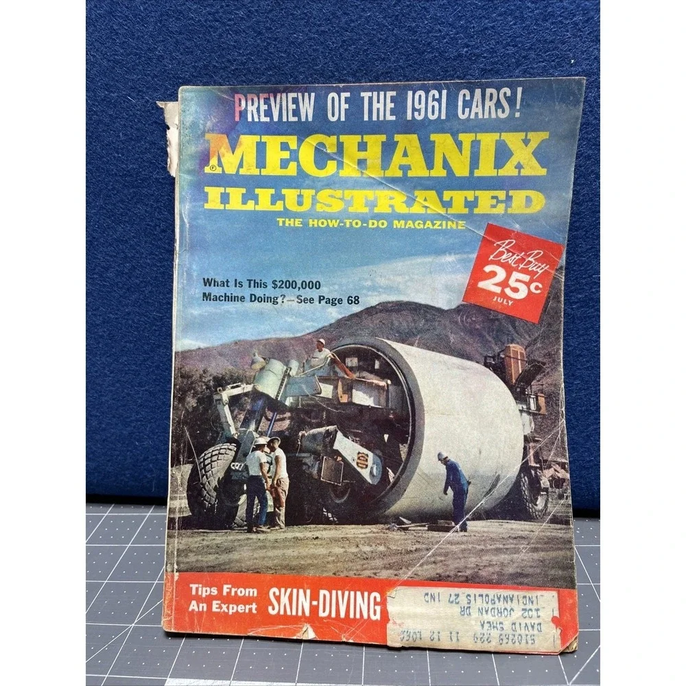1960 July, Mechanix Illustrated Magazine, Tips From Expert Skin-Diving